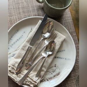 Silver Plated Silverware Serving for 4